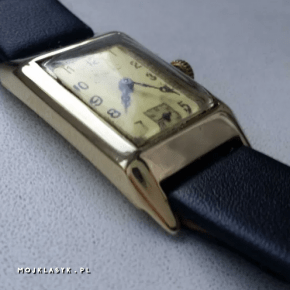 Złoty ZegarekZenith Art Deco Mechanizm 