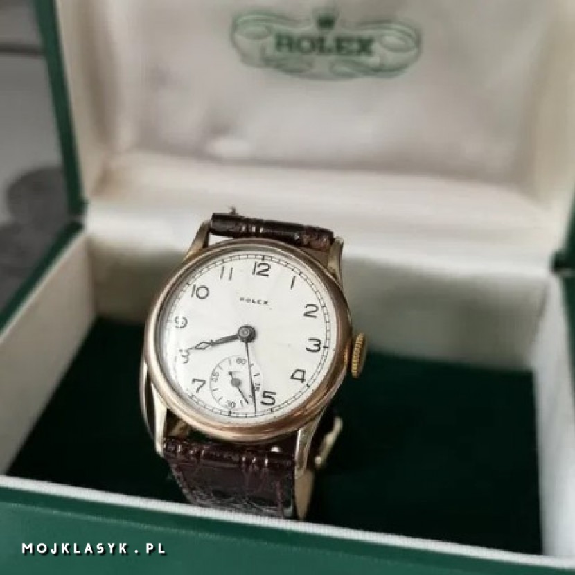 Rolex lata 20/30 złoty zegarek próba 375