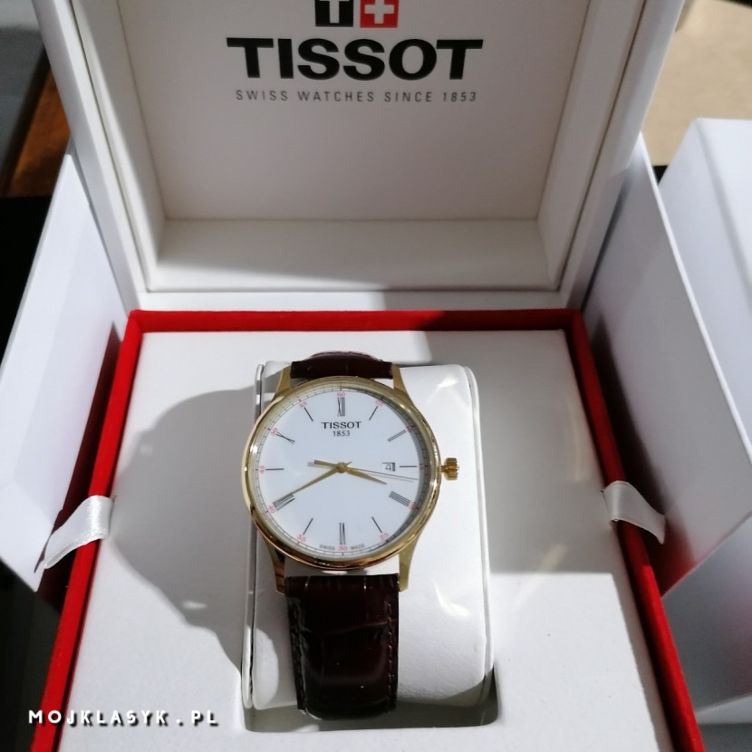 Nowy zegarek Tissot złoto 750 18k