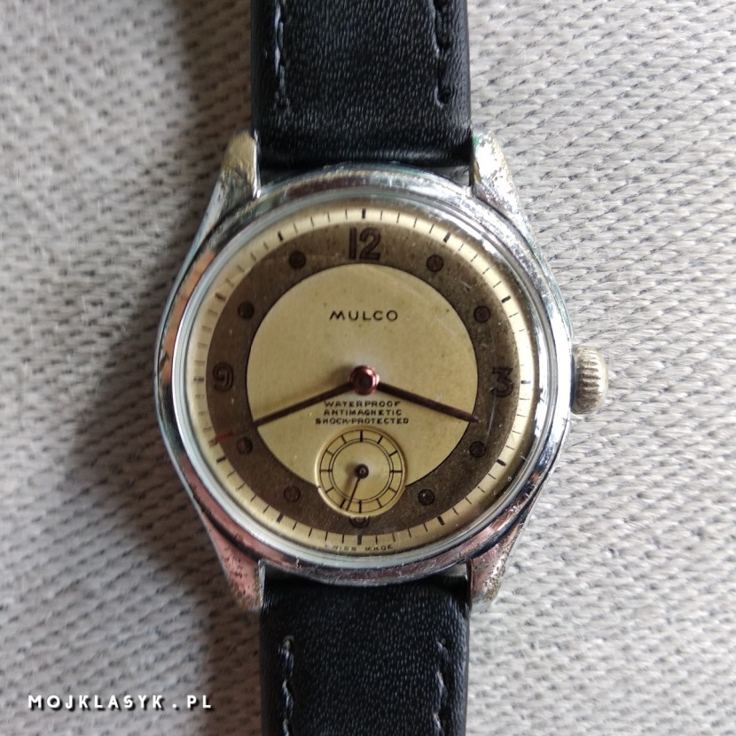 Unikatowy zegarek vintage Mulco Antimagnetic