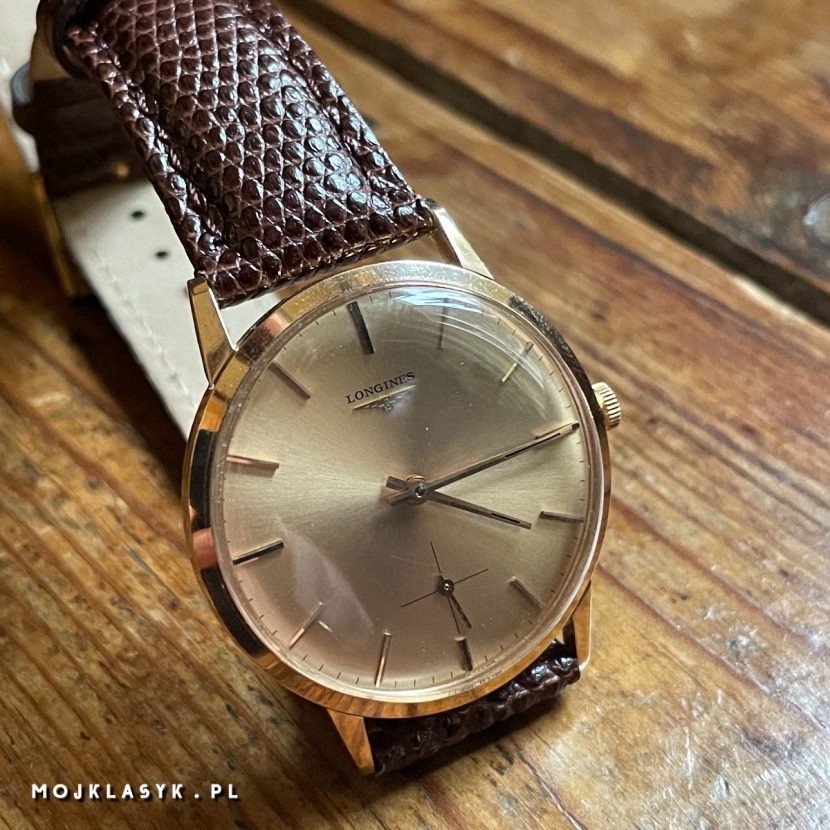 Longines cal 490 18k złoty zegarek Vintage 