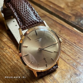 Longines cal 490 18k złoty zegarek Vintage 